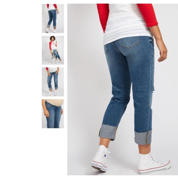 NEW! Indigo Blue Secret Fit Maternity Jean - XS - Picture 3 of 7